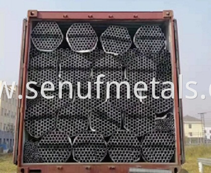 round pipe loading by container